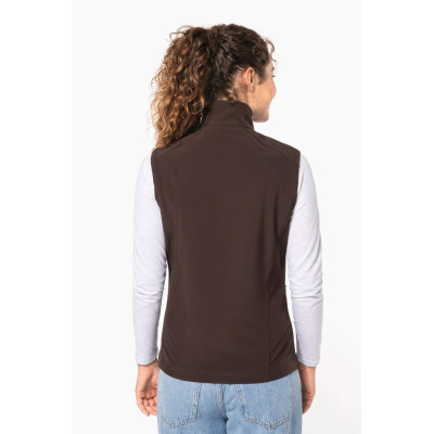 Ladies' softshell bodywarmer